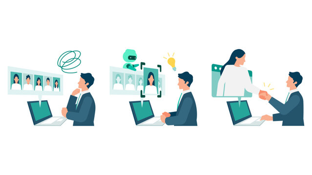 CRM sales success with AI assistance, professional business team handshake after lead conversion and deal closure, effective customer relationship management and workflow optimization