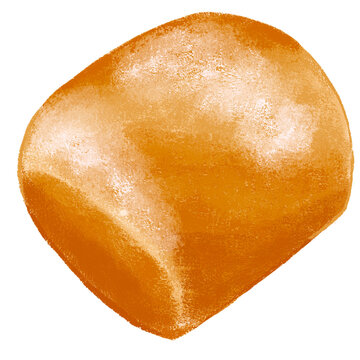 Deep Fried Mantou Illustration