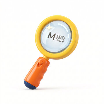 Loupe jaune pour recherche et observation