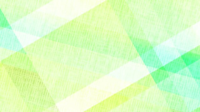 Soft Green and Yellow Geometric Plaid Background Animation