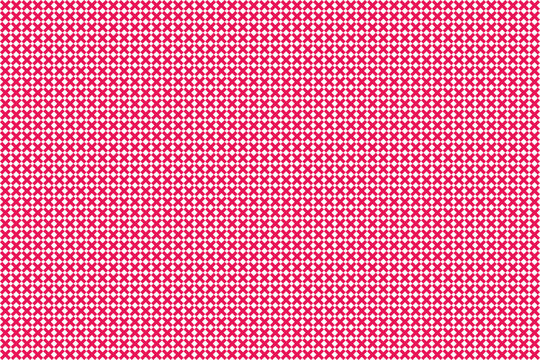 Magenta Pink Cross Stitch Seamless Pattern Background Traditional Embroidery Texture Fabric Grid Geometric Needlework Motif for Textile Design and Scrapbooking