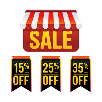 Retail Marketing Discount Sale Banner for Bargain Hunting with Storefront Price Reduction and Promo Codes for Consumer Savings on Electronics