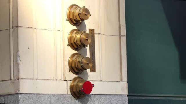 Fire Department Building Connections In Sunlight