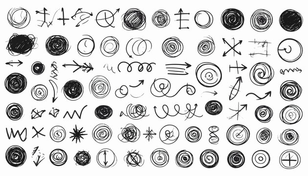 black and white icons