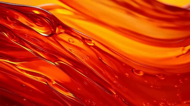 Digital amber smudged glass abstract background