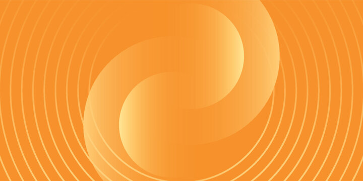 Abstract Background color Orange Gradient Circle Pattern. simple background.