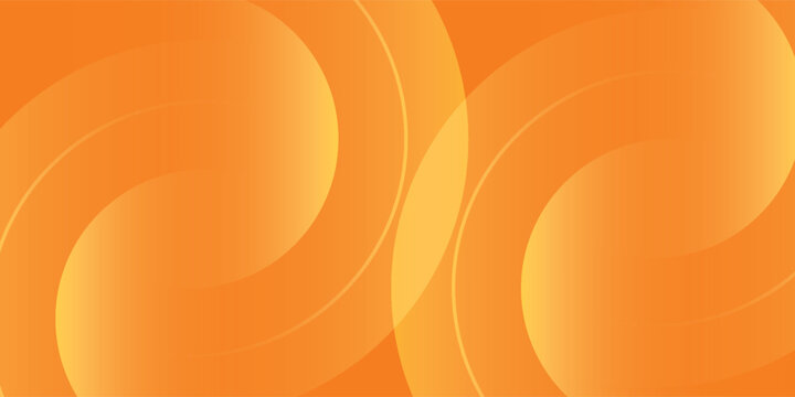 Abstract Background color Orange Gradient Circle Pattern. Simple design circle