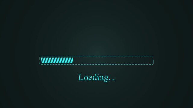 loading bar icon line buffering and progress loading animation loop