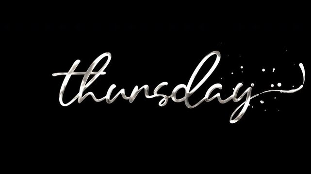 Elegant handwritten script on a dark background