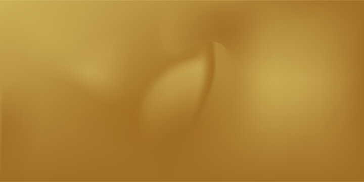 Gold abstract blurred gradient background. Vector illustration.
