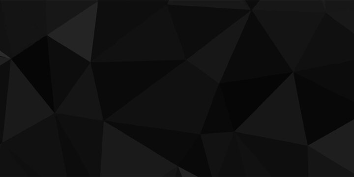 Abstract Low Poly Geometric Dark Gray Triangle Pattern Background