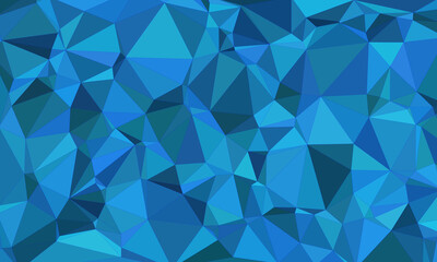 Fototapeta premium 3d geometric diamond pattern in vibrant blue gradient abstract background