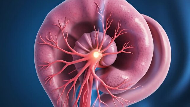Human head with inner ear anatomy