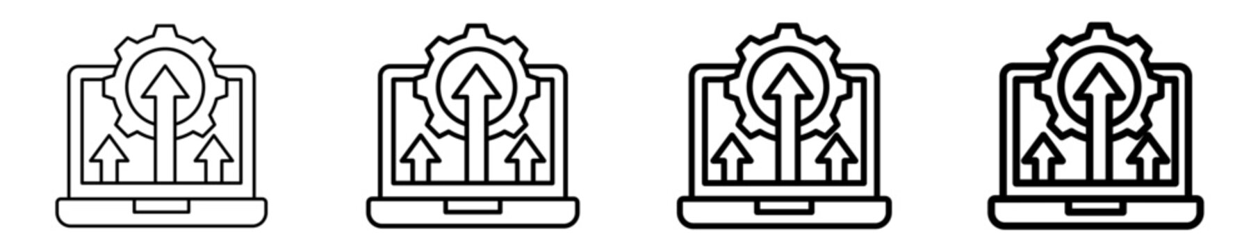 Improvement  Icon Set Different Style Collection
