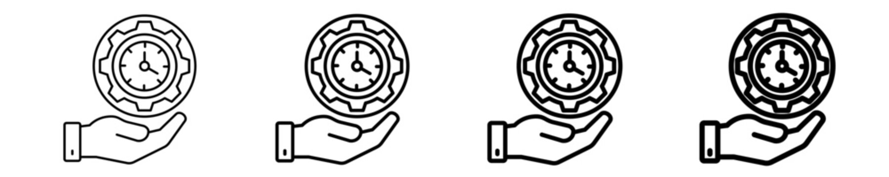 Work In Progress  Icon Set Different Style Collection