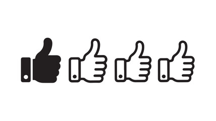 Fototapeta premium thumb up sign