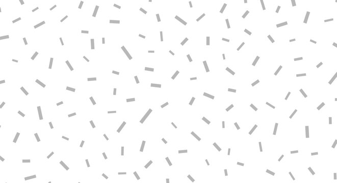 Gray confetti pieces falling down.