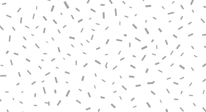 Gray confetti pieces falling down.