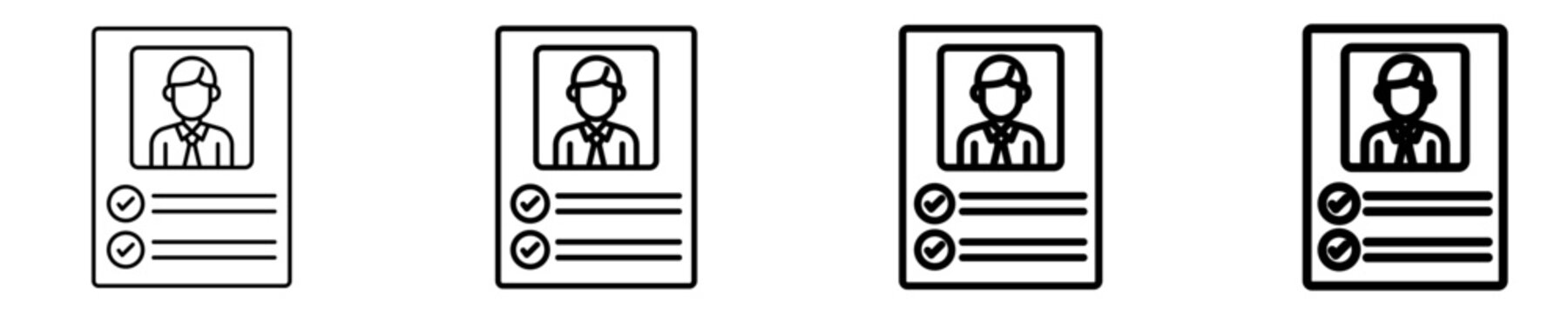 Appraisal Icon Set Different Style Collection