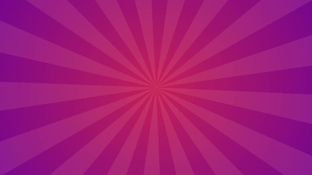 vibrant purple sunburst background rotating clockwise with fast dynamic motion