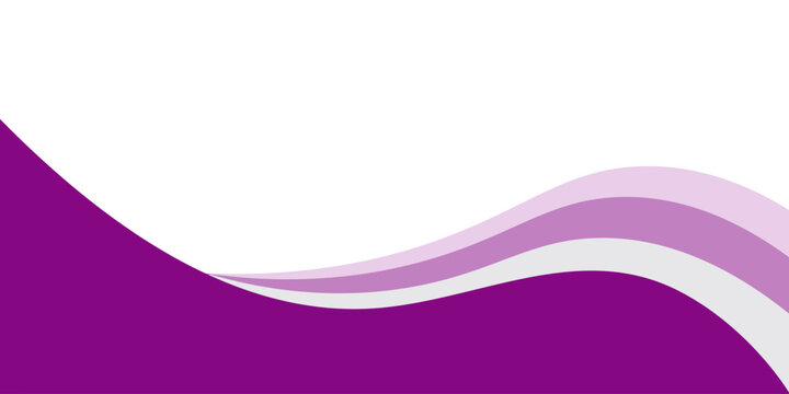 Abstract Purple Wave Background With Layered Curves and Smooth Flowing Gradient for Modern Design,eps10