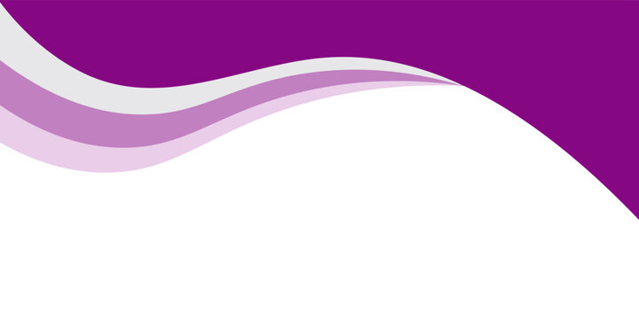 Abstract Purple Wave Background With Layered Curves and Smooth Flowing Gradient for Modern Design,eps10