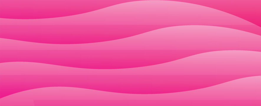 Wavy pink patterns create a mesmerizing abstract illustration