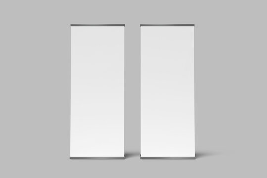 Standee Banner Blank Mockup