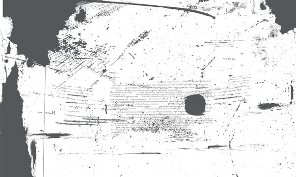 Texture of chips, abstrak grunge sandblast, Grunge background black and white. cracks, scratches, scuffs, dust, dirt. Dark monochrome surface. Old vintage vector pattern.eps