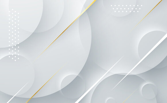 Modern abstract light silver background elegant circle shape design