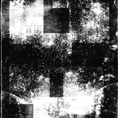 Obraz premium Abstract grunge lettering background. Monochrome abstract grunge black and white illustration 