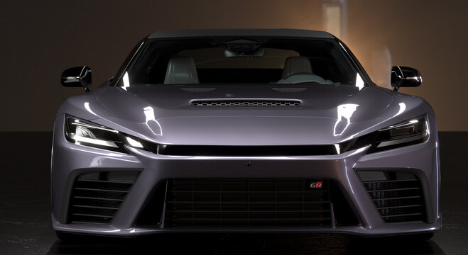 The Toyota GR GT is the new flagship supercar from TOYOTA GAZOO Racing-Illustrative editorial	