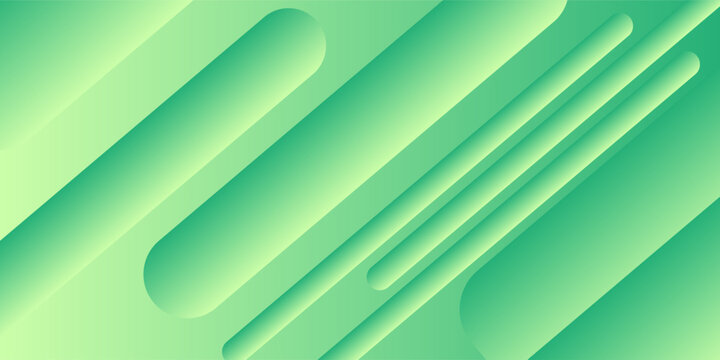 Abstract Green Background with Diagonal Rounded Parallel Lines and Soft 3D Gradients.10eps