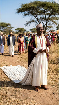 Kanzu traditional dress from Uganda East Africa