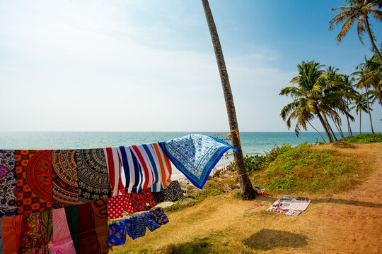 Varkala beach in Kerala, India
