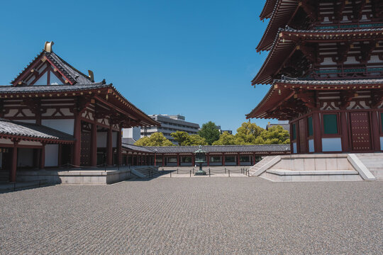 四天王寺、約1400年もの歴史を有する大阪を代表する由緒正しい寺院、大阪、日本
