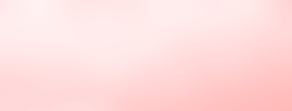 Delicate pink smooth gradient blurred abstract background, red and white background copy space