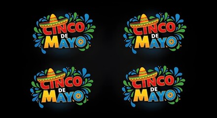 Fototapeta premium Celebrating cinco de mayo with vibrant festive signage