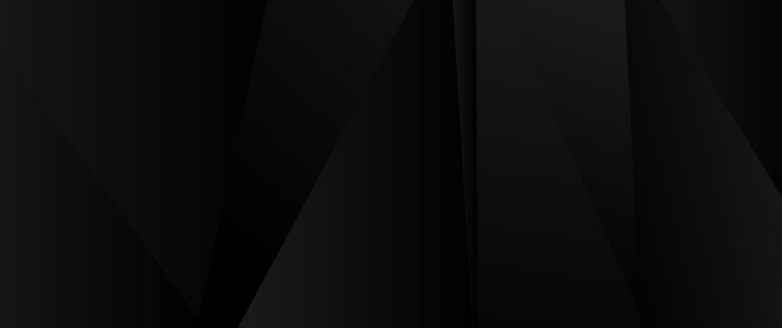 Simple Black Geometric Abstract Background with Subtle Shadow Texture.