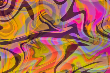 Obraz premium Geometrical wave seamless pattern flowing band abstract minimal background