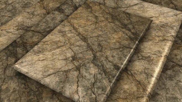 Fantastico Arni Marble Tiles with Rotating Motion and Looped Background showing Elegant Bold Veined Stone for Unique Elite Luxury Design and Abstract Visual