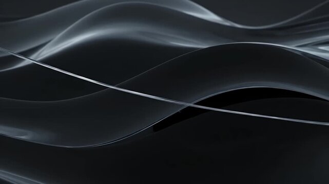 Abstract Dark Waves Overlay