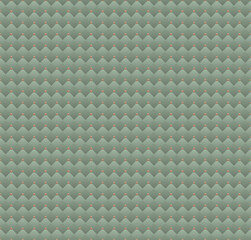 Fototapeta premium Seamless Geometric Quilted Pattern with Textured Green Diamonds