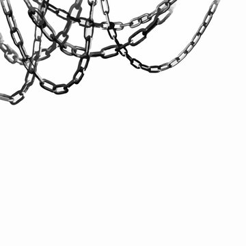 Barbed wire fence frame vector illustration isolated on white background