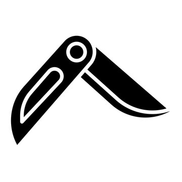 Pocket Knife Silhouette Icon