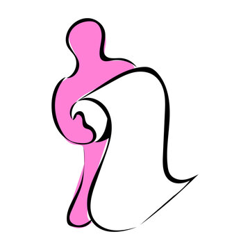Figur mit Schriftrolle 