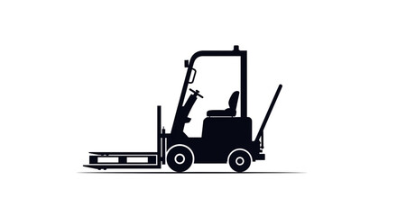 Fototapeta premium .Vector ilustration of forklift 