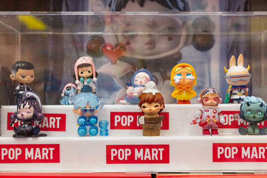 Collection of designer art toys and pop mart figures gallery