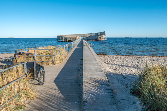 Kastrup Sea Bath (The Snail), Wooden Pier, Copenhagen, Denmark