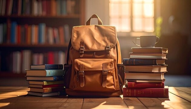 Schoolbag books study